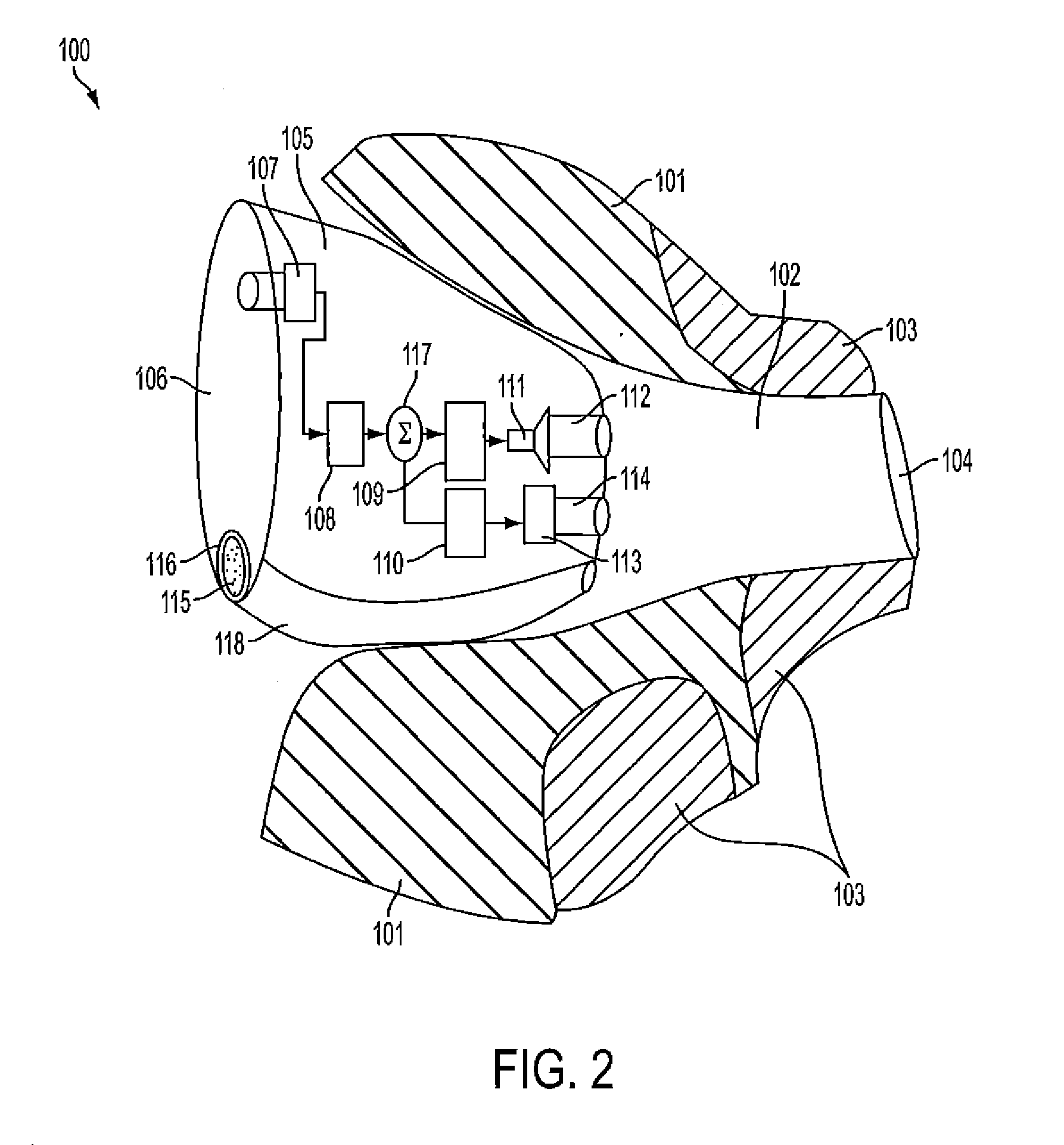 Hearing aid with occlusion reduction