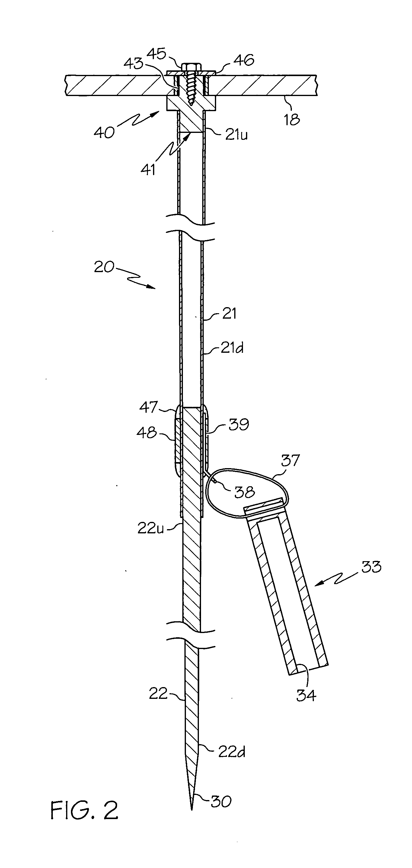 Telescopable strut for turkey decoy