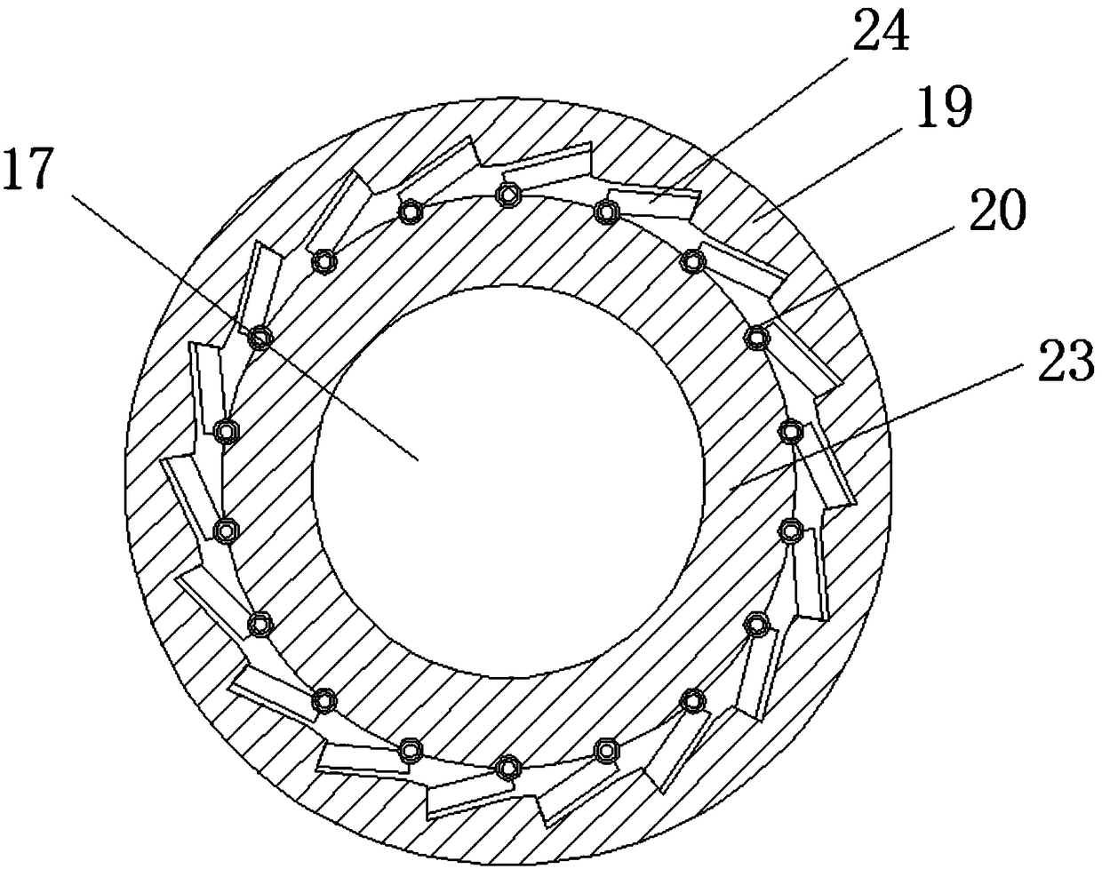 Multi-fixing-bolt screwing device used for detaching automobile tire