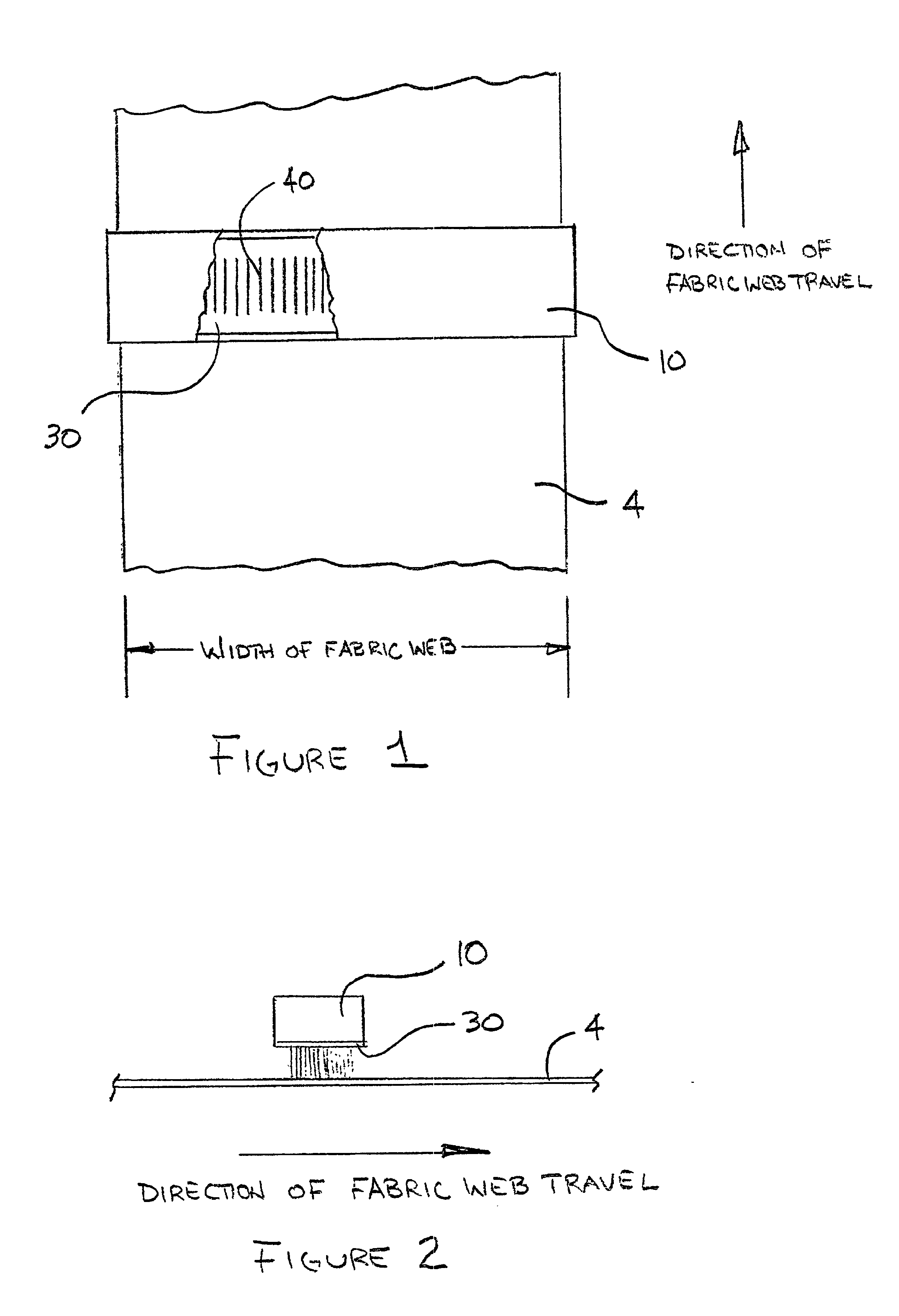 Method for hydroenhancing fabrics using a shaped orifice