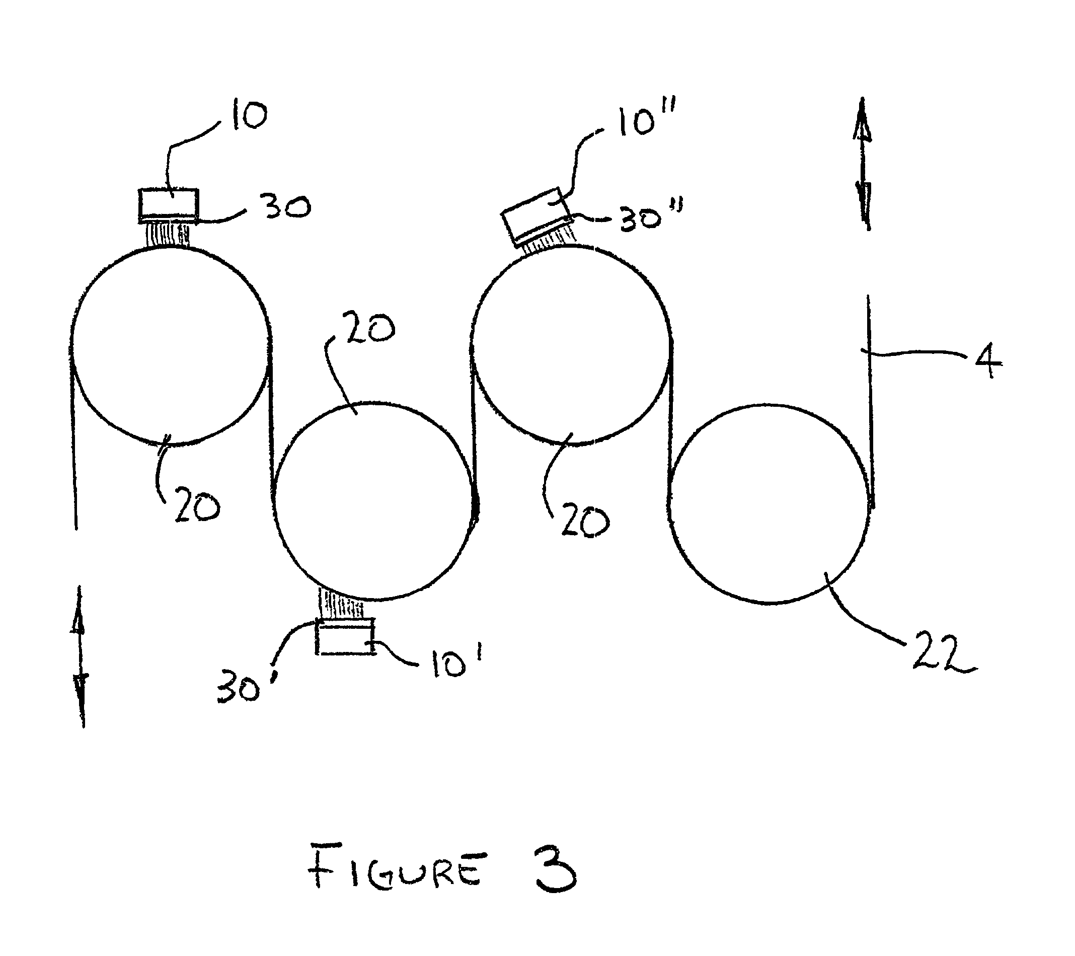 Method for hydroenhancing fabrics using a shaped orifice