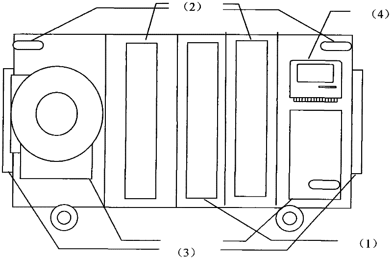 Intelligent ozone quality/freshness keeping device for grain storage and transportation process