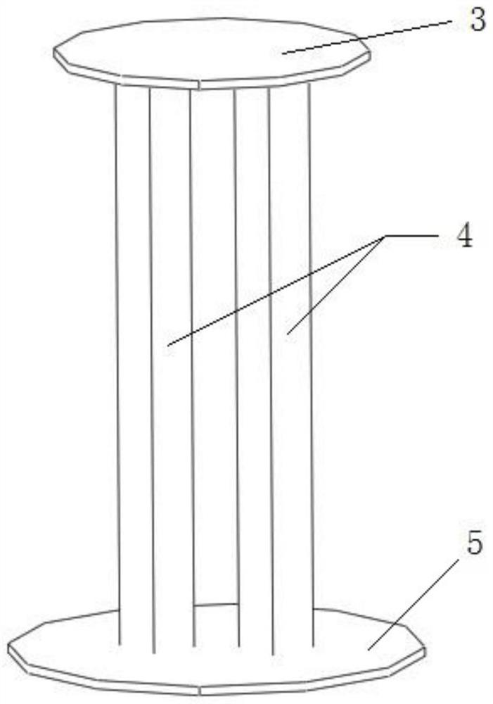 A self-expanding device for bottom expansion