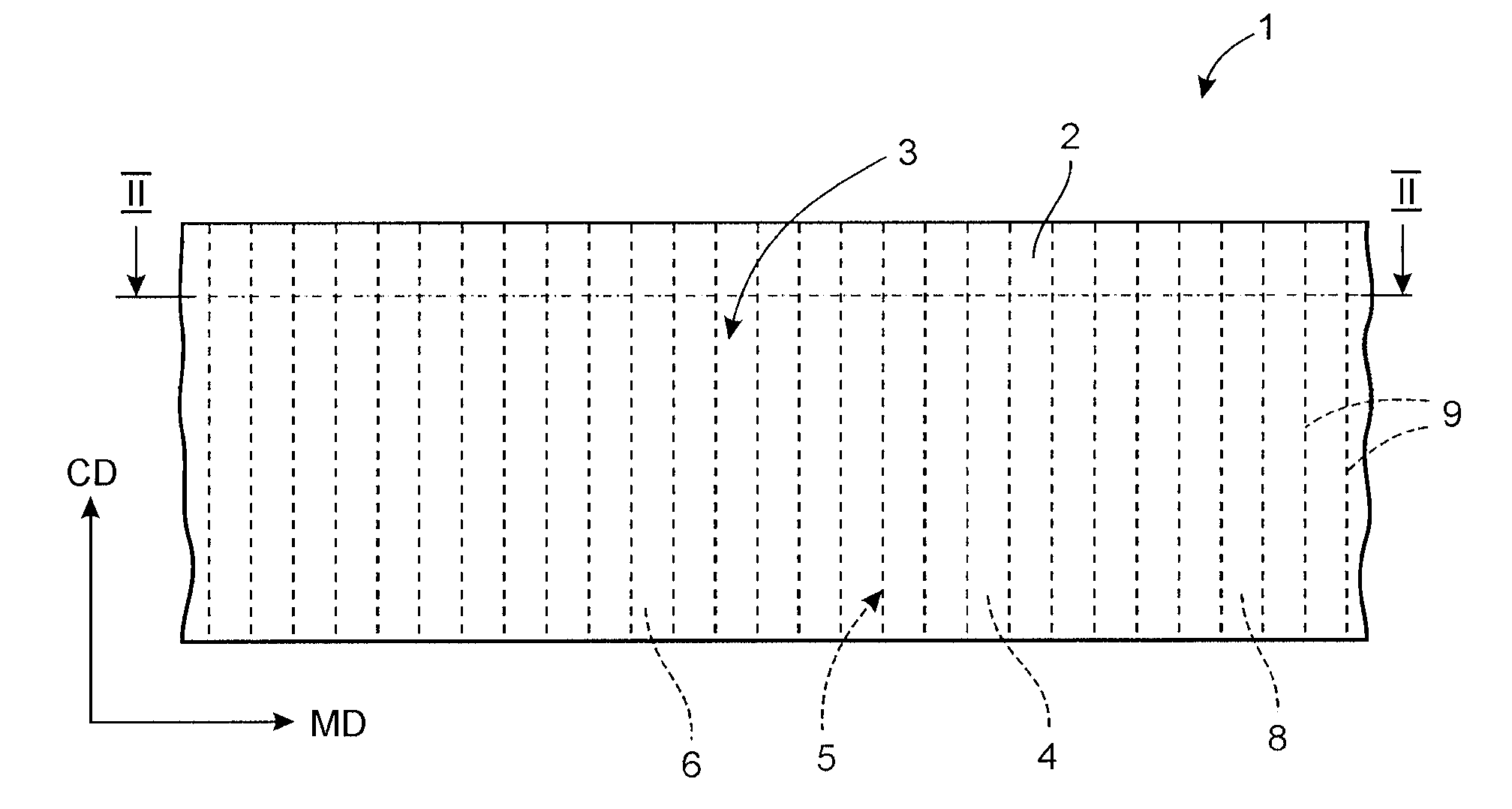 Elastic laminate and absorbent article comprising the laminate