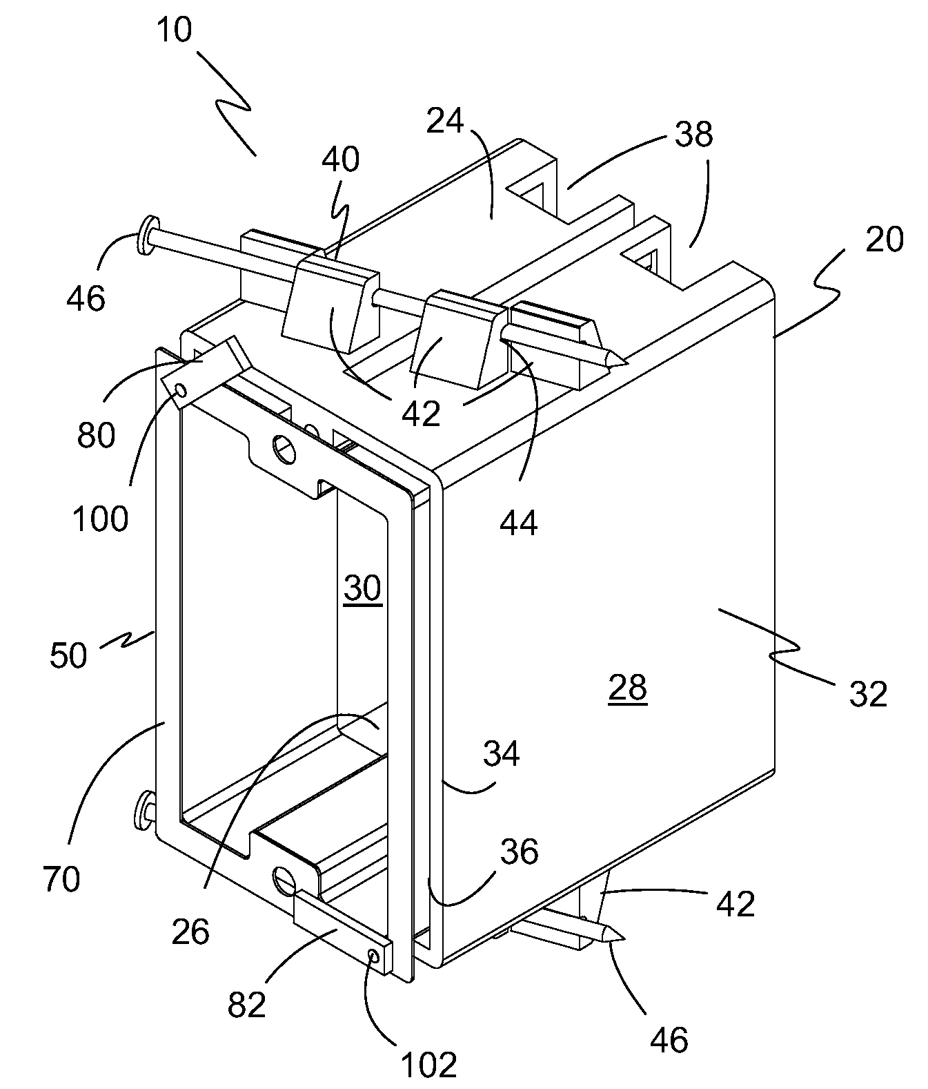 Adjustable electrical box