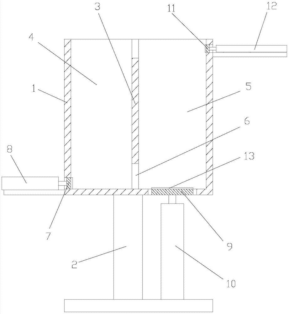 Cylinder-driven mobile phone anti-slip performance testing device