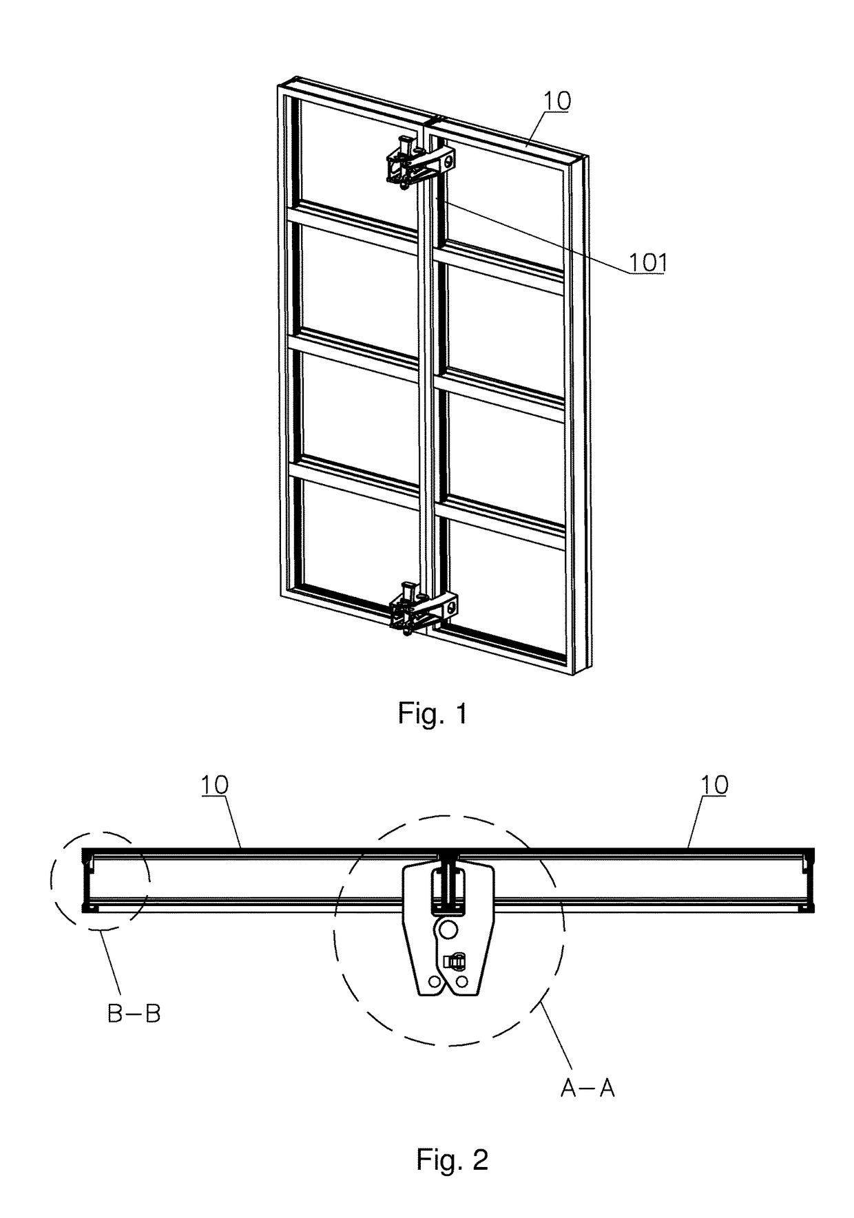 Connecting clamp for template assembling