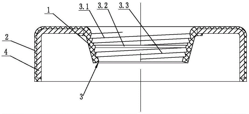 Sealing ring for rotating shaft