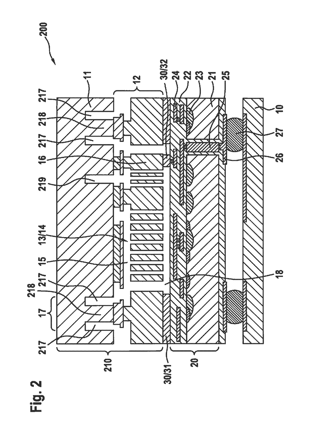 MEMS element including a stress decoupling structure and a component including such a MEMS element