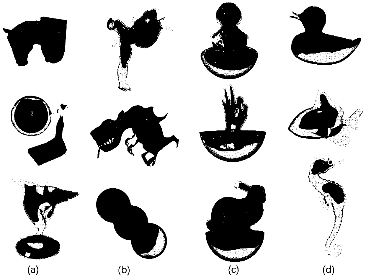 3D model internal hole digging type lightweight method based on function representation