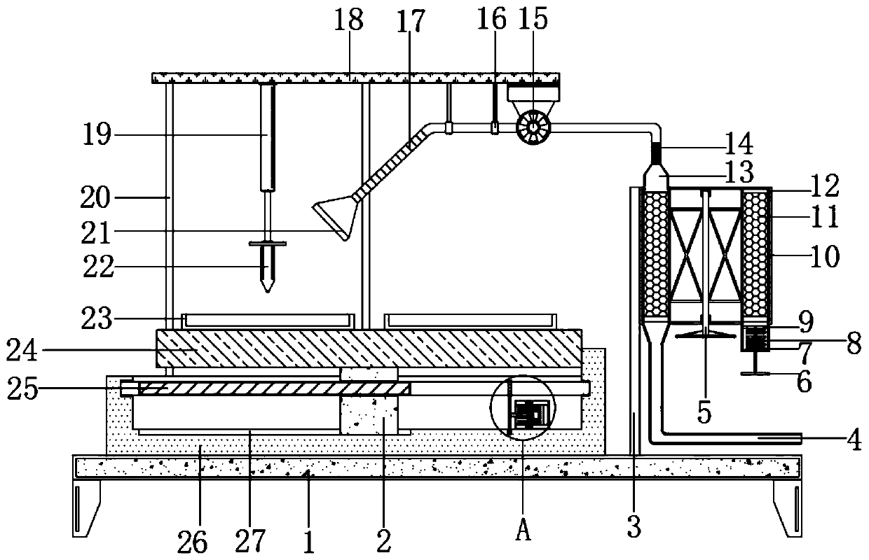 Tin soldering device applied to production of computer circuit board