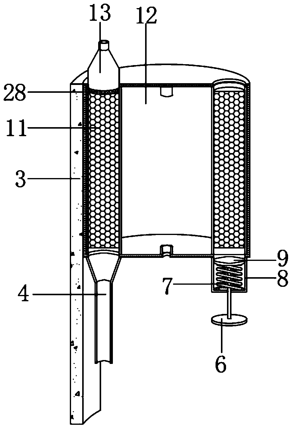 Tin soldering device applied to production of computer circuit board