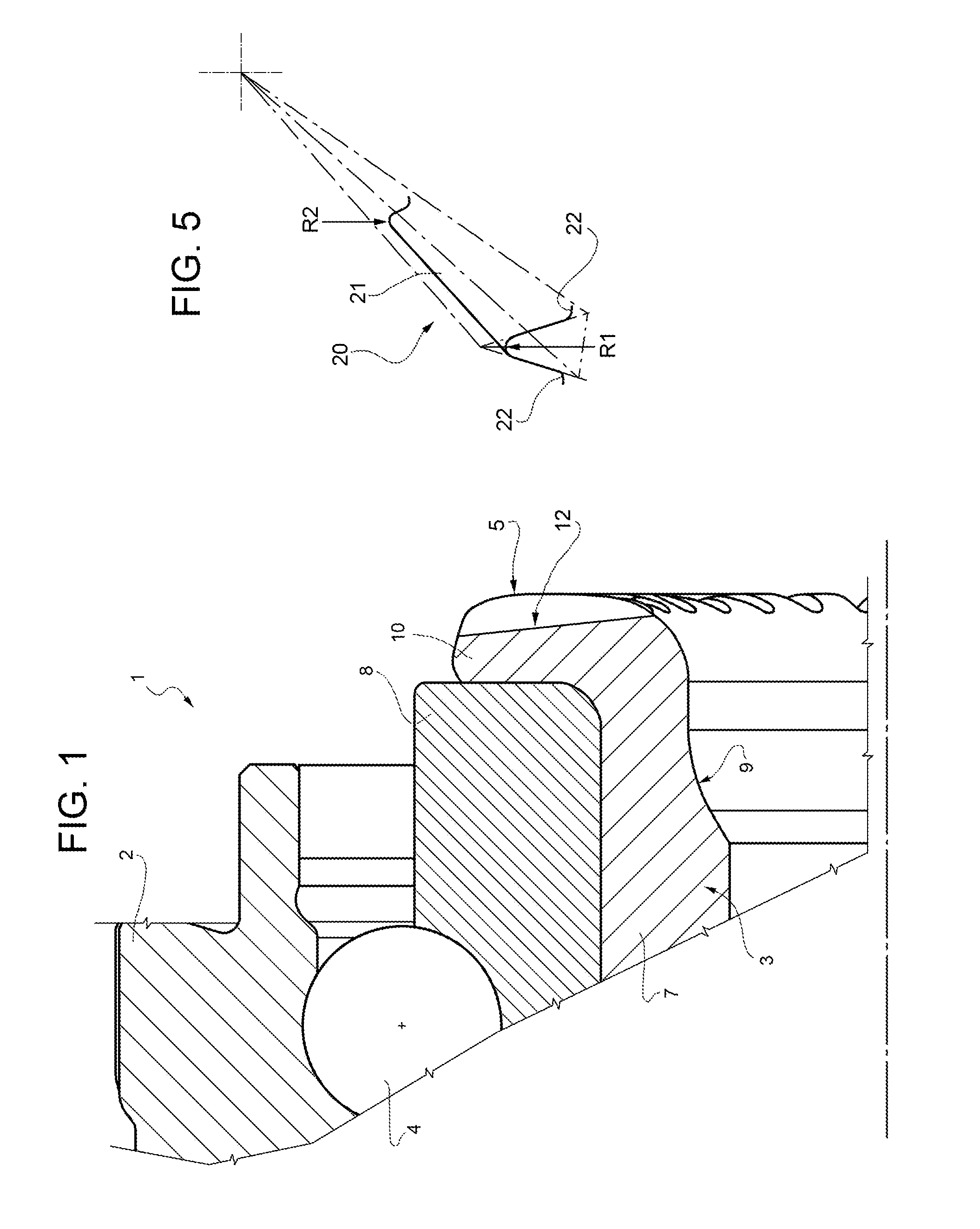 Method of forming a frontal toothing on an inner ring of a wheel hub, upset collar and wheel hub with frontal toothing thus obtained