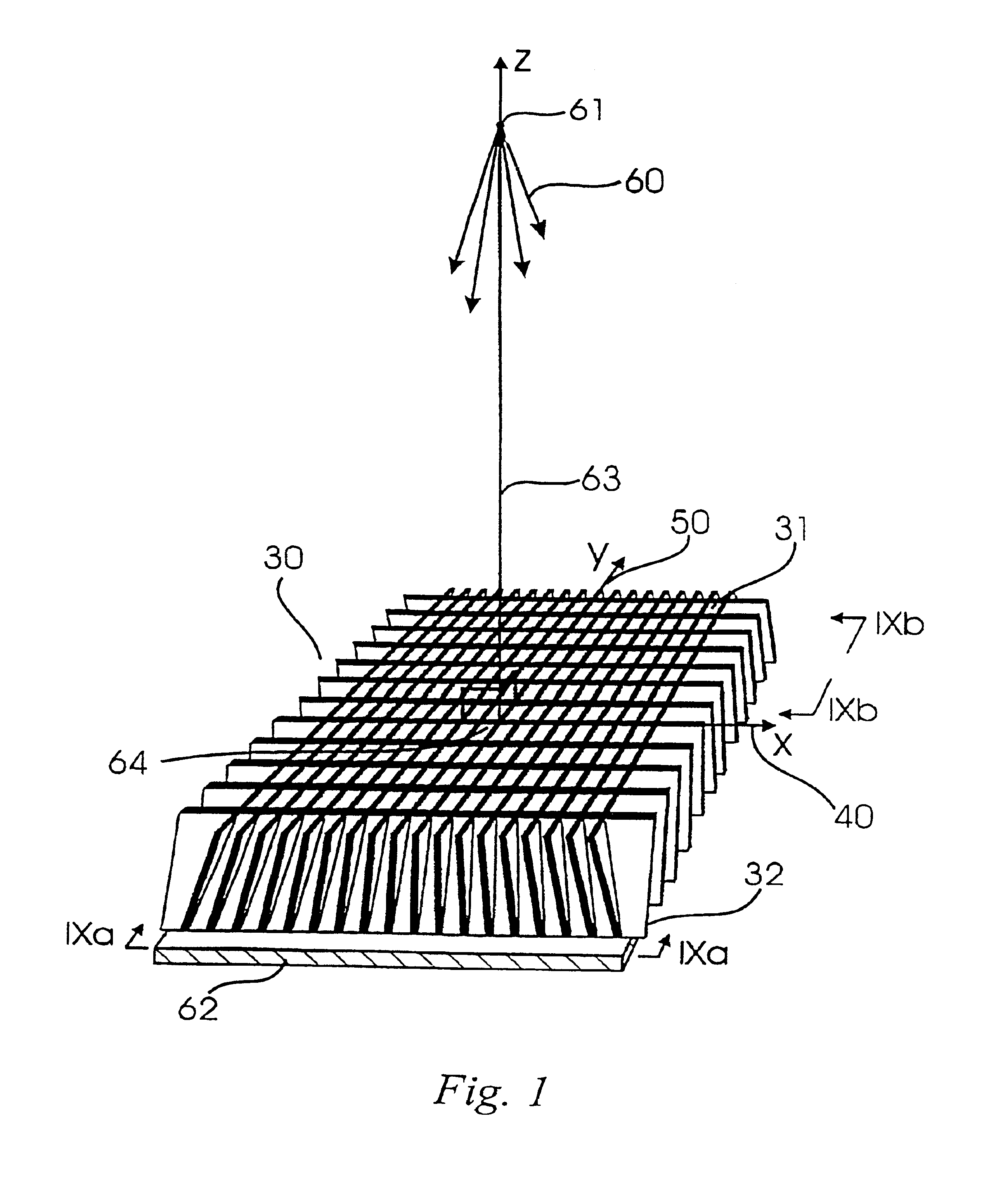 Two-dimensional, anti-scatter grid and collimator designs, and its motion, fabrication and assembly