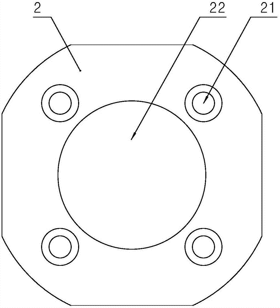 COB light source mounting structure and method