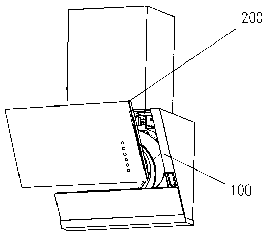 Side-suction type range hood