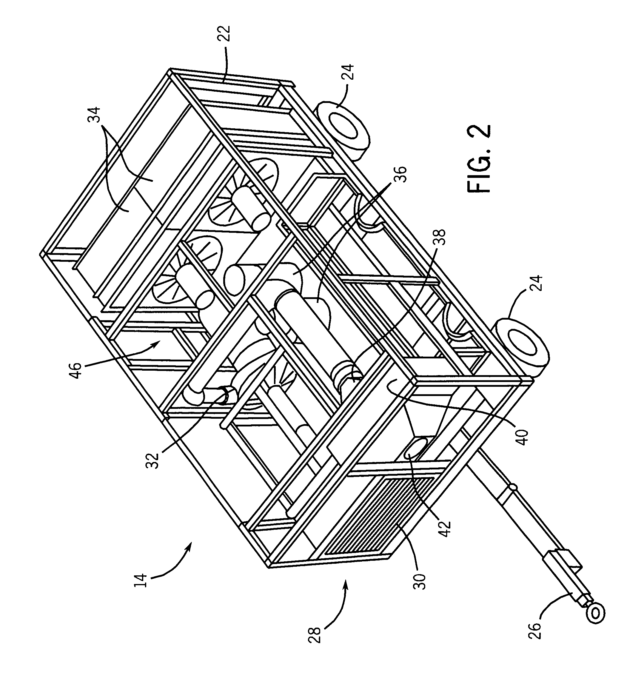 Modular aircraft ground support cart