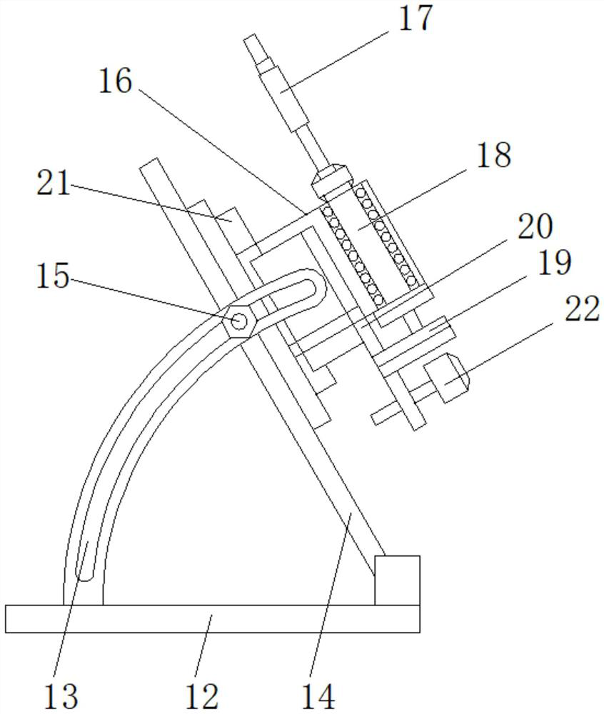 Edge curling and pressing device for an inner container