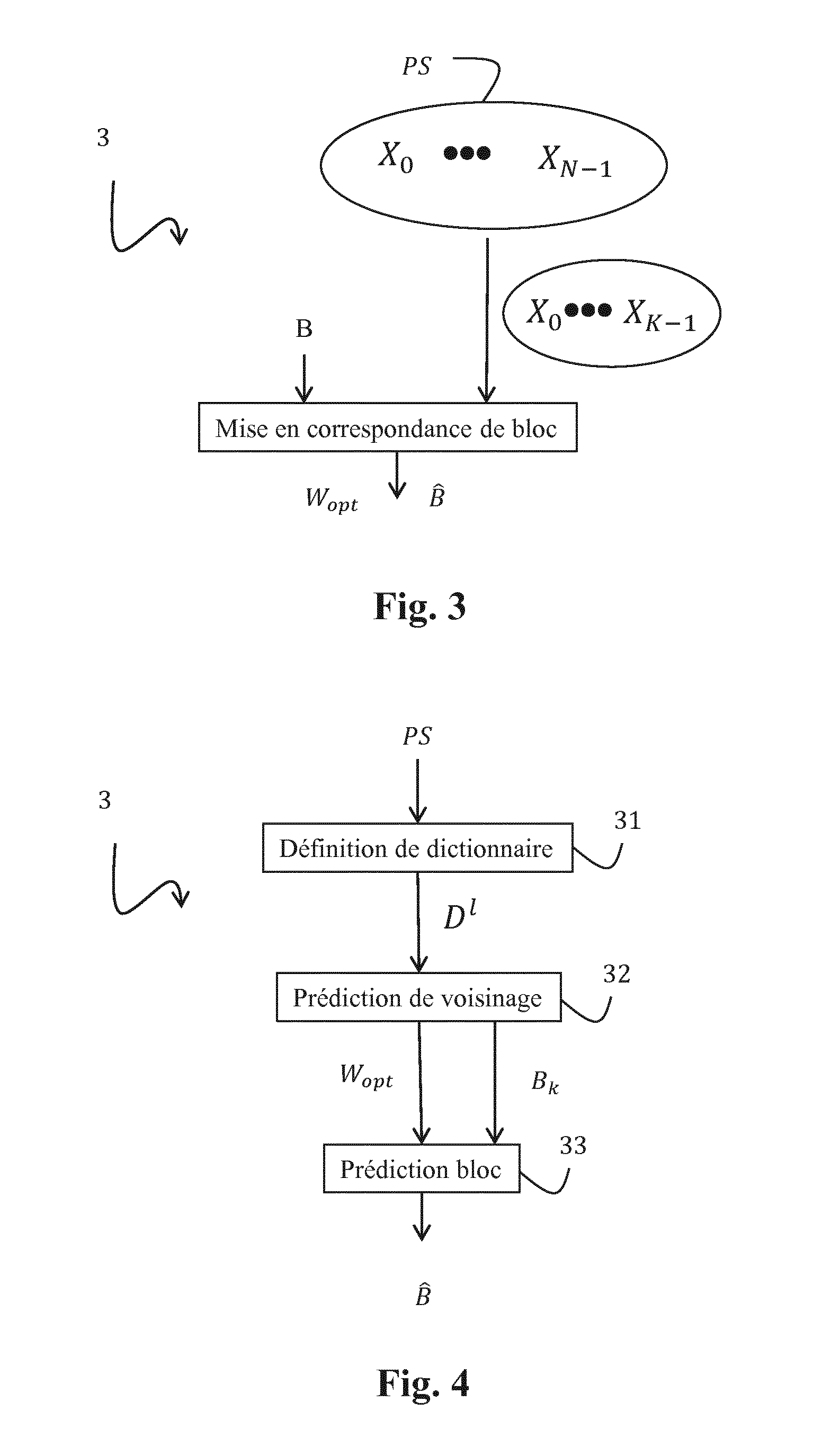 Inter-image prediction method and device and corresponding encoding method and device