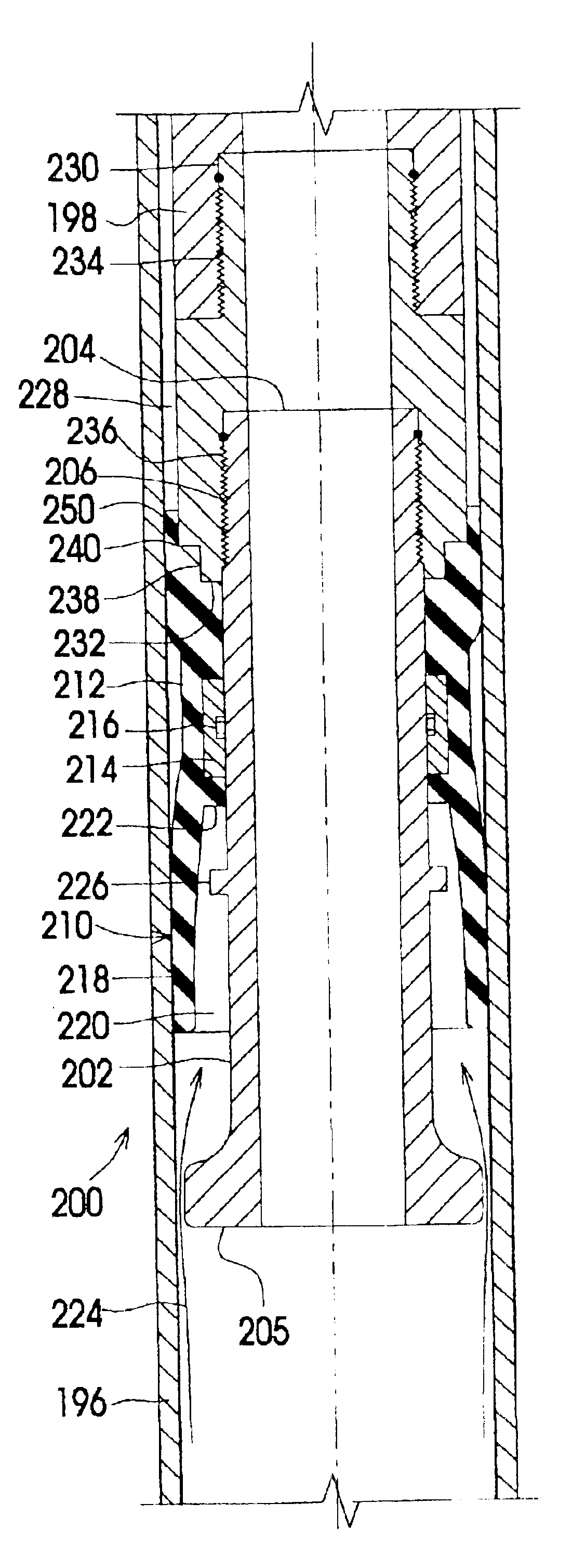 Cup tool for high pressure mandrel