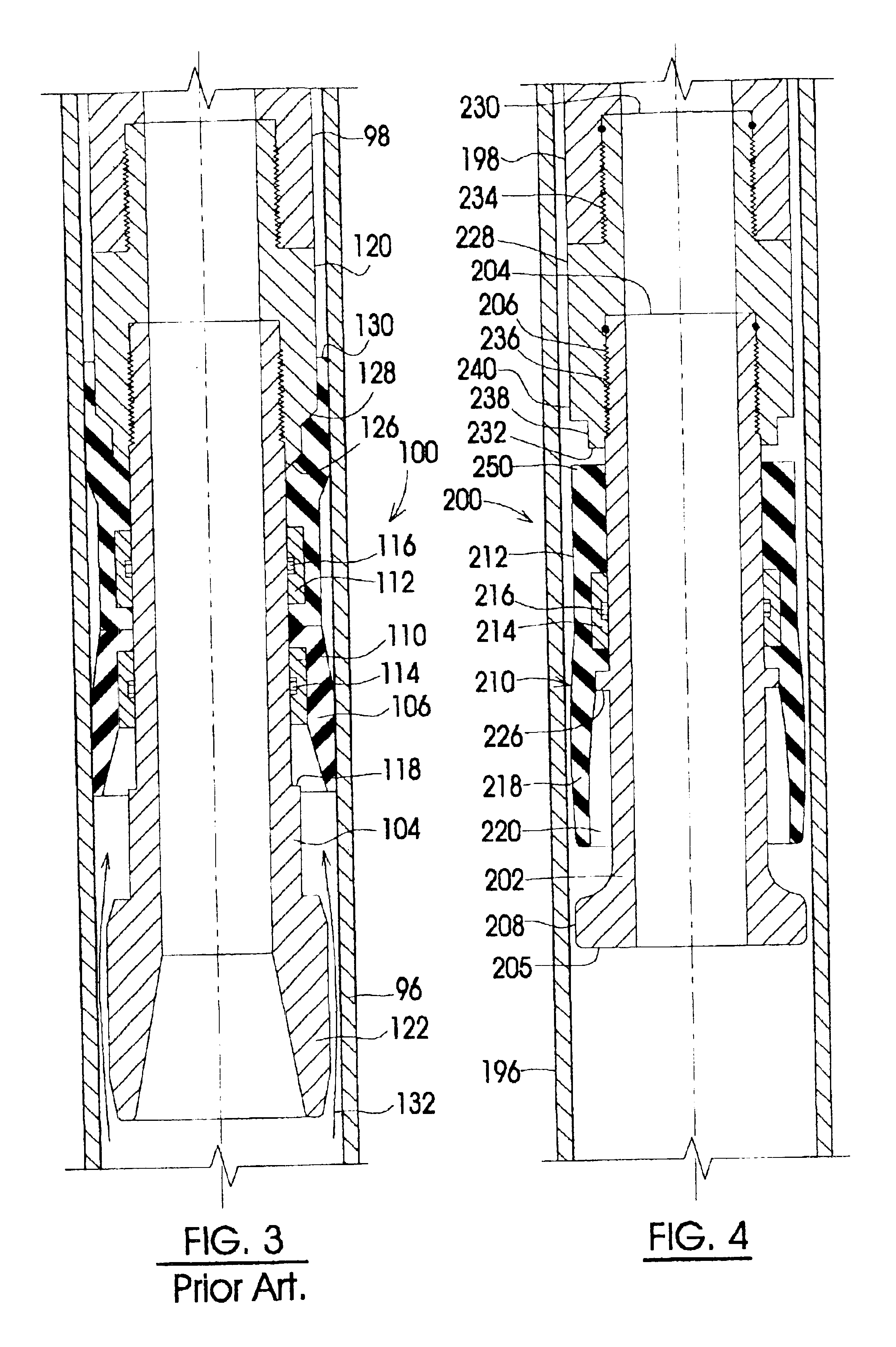 Cup tool for high pressure mandrel