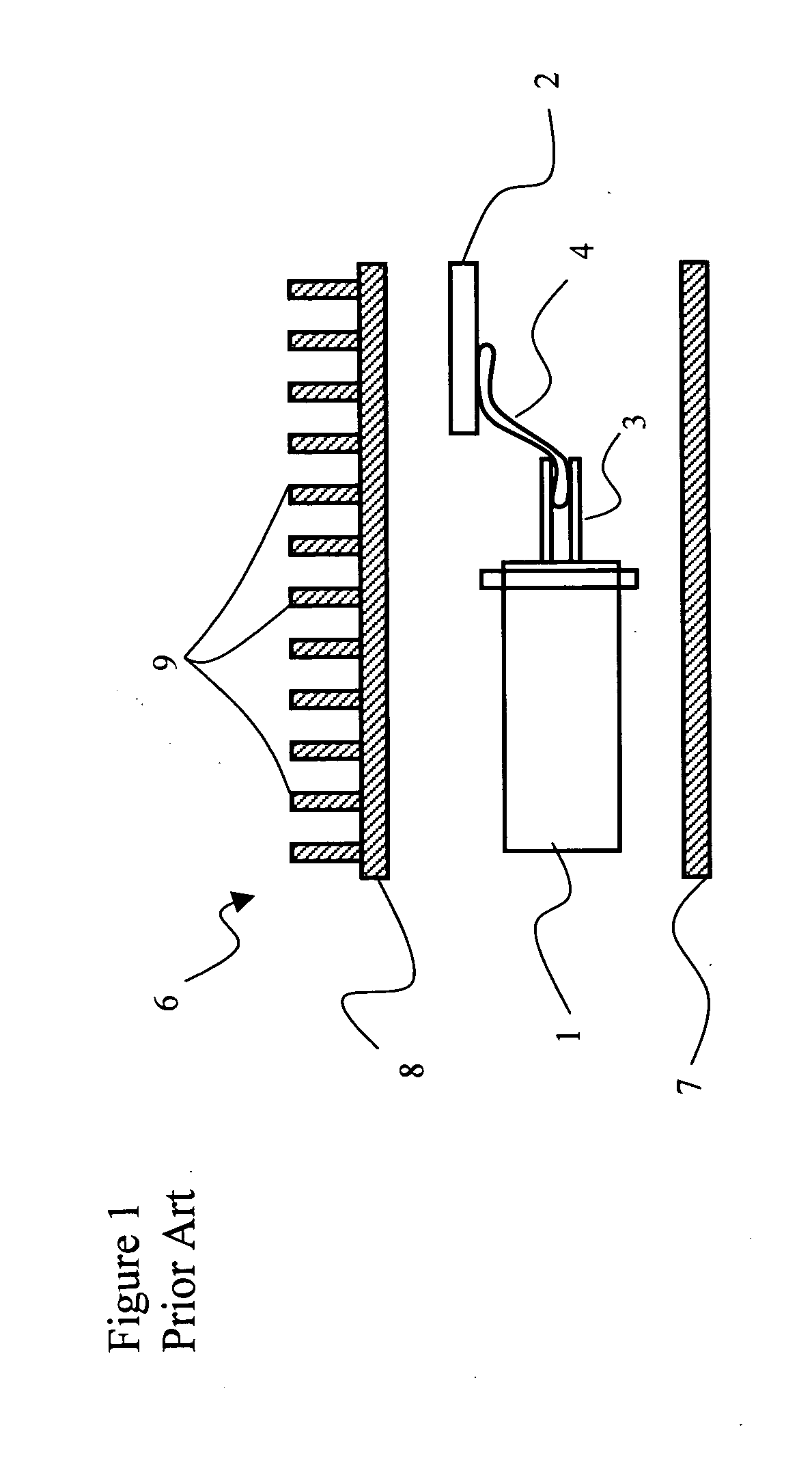 Heat sink tab for optical sub-assembly