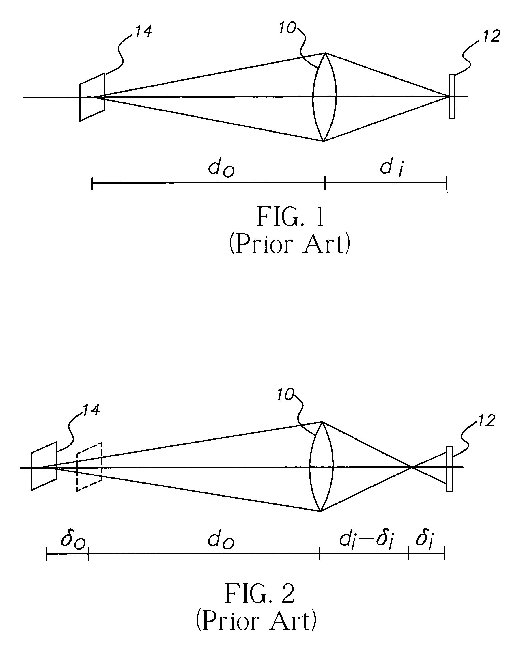 Scene-based method for determining focus