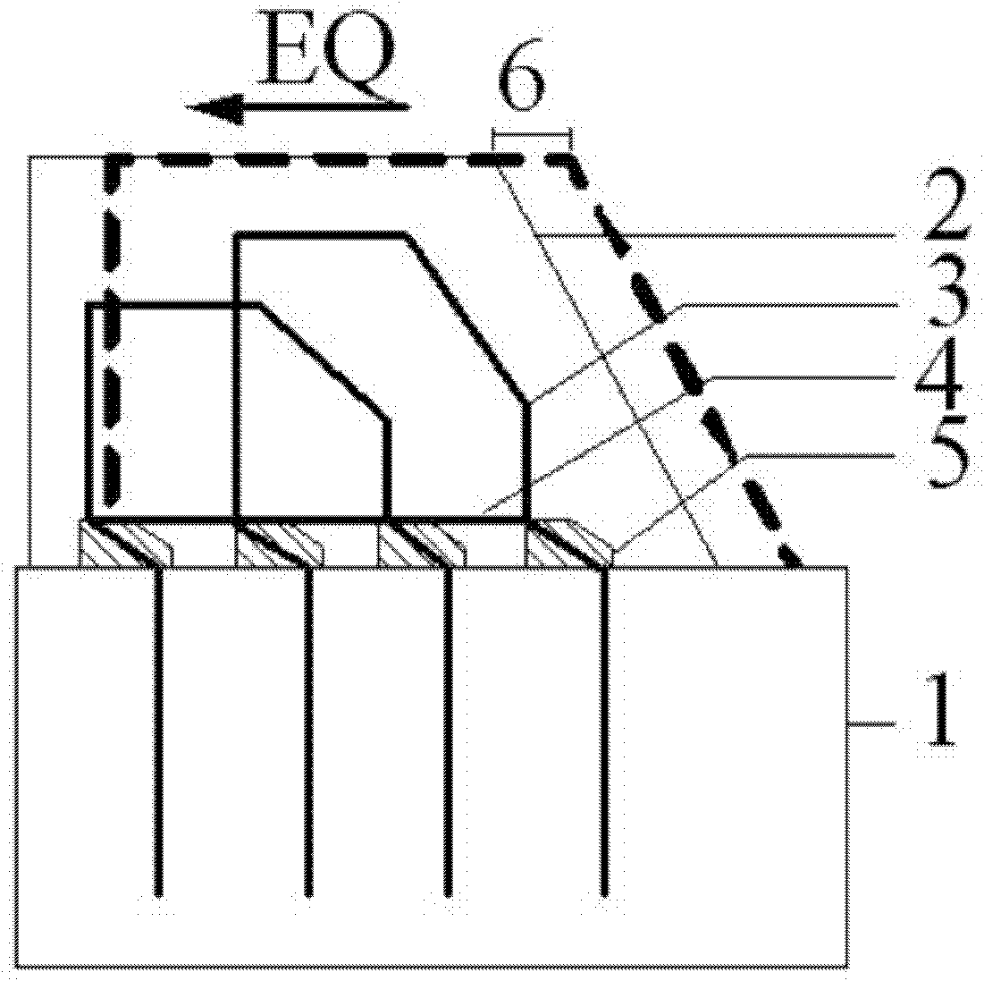 Resettable bridge abutment anti-seismic chock block