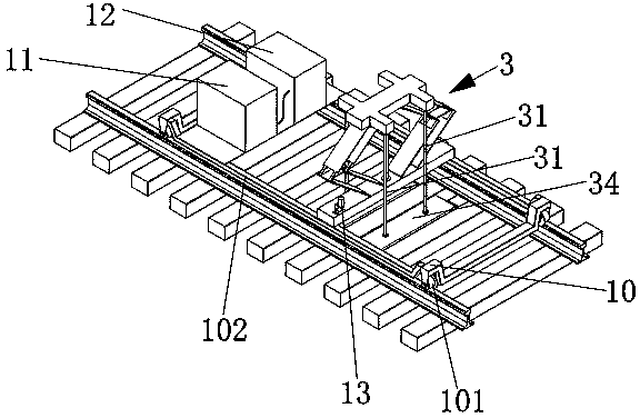 Mechanical sleeper replacing machine