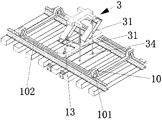 Mechanical sleeper replacing machine