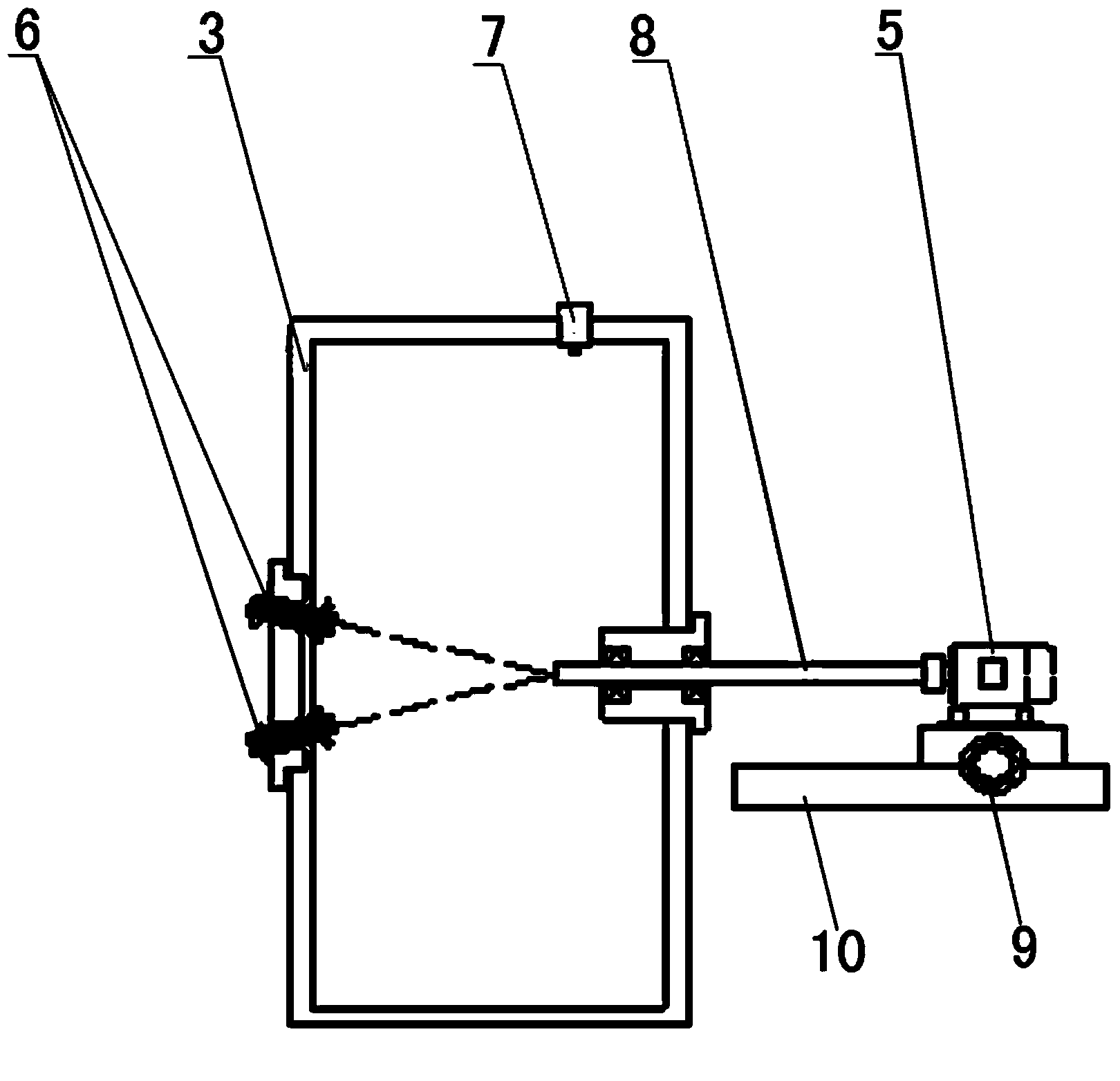 Laser heating rotating atomization method and device used for manufacturing metal or alloy powder