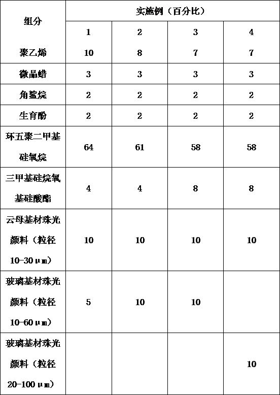 Waterproof pearlescent silkworm lying refill and preparation method thereof