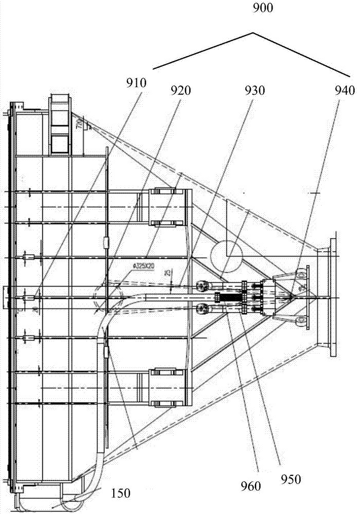 High-pressure water flushing rake head