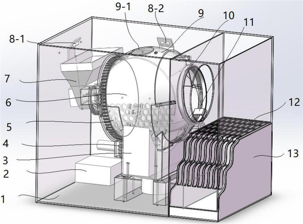 Intelligent cat litter basin