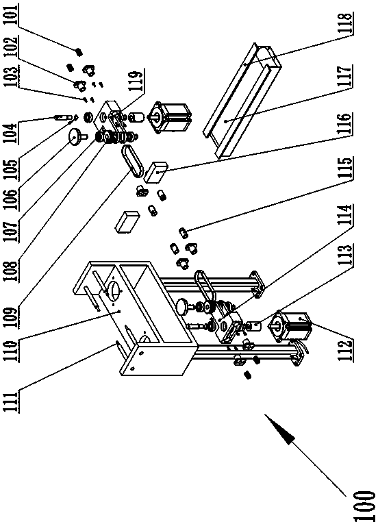 Cigarette packet six-face detection device