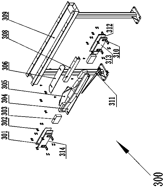 Cigarette packet six-face detection device