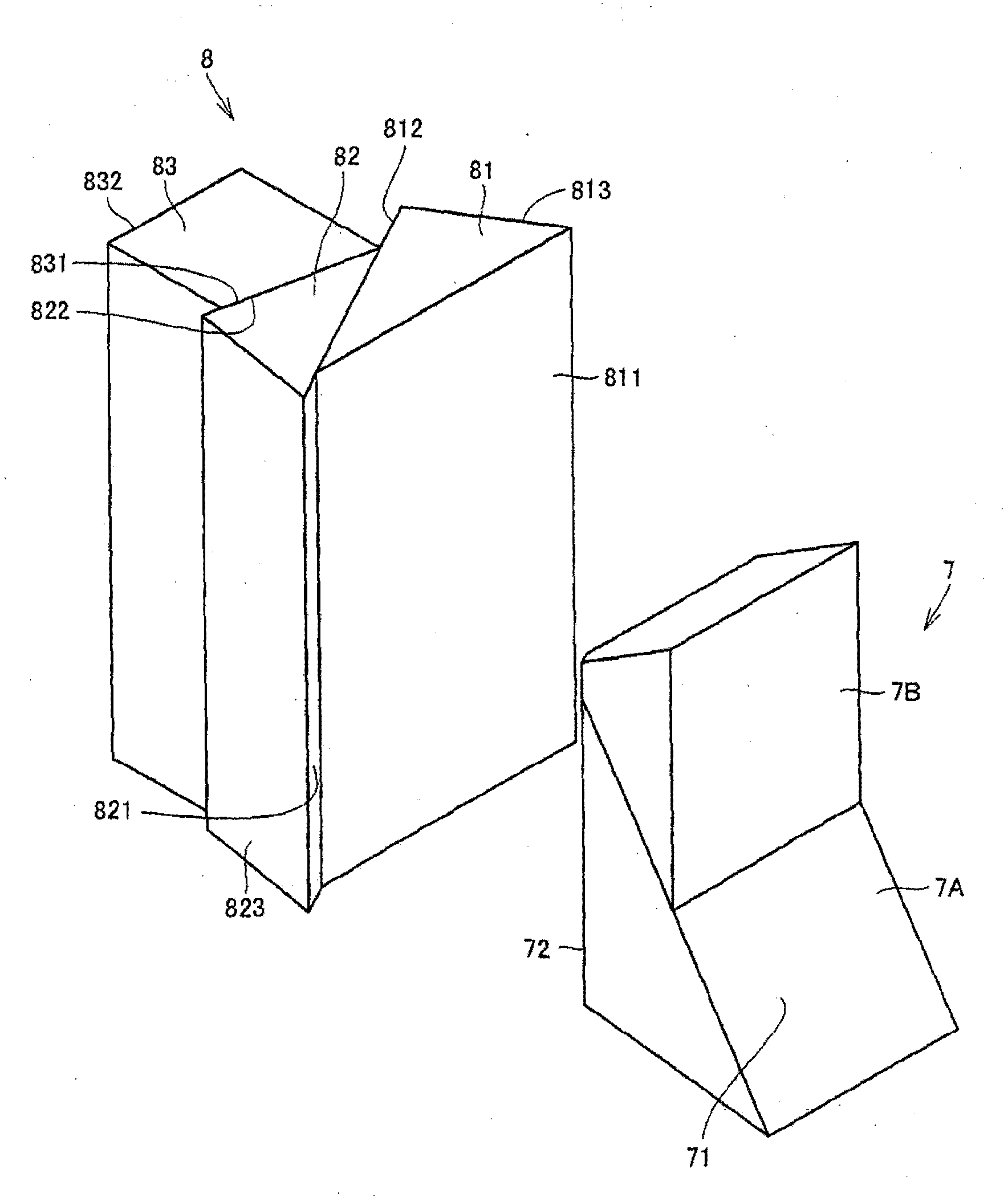 Color decomposing compound prism