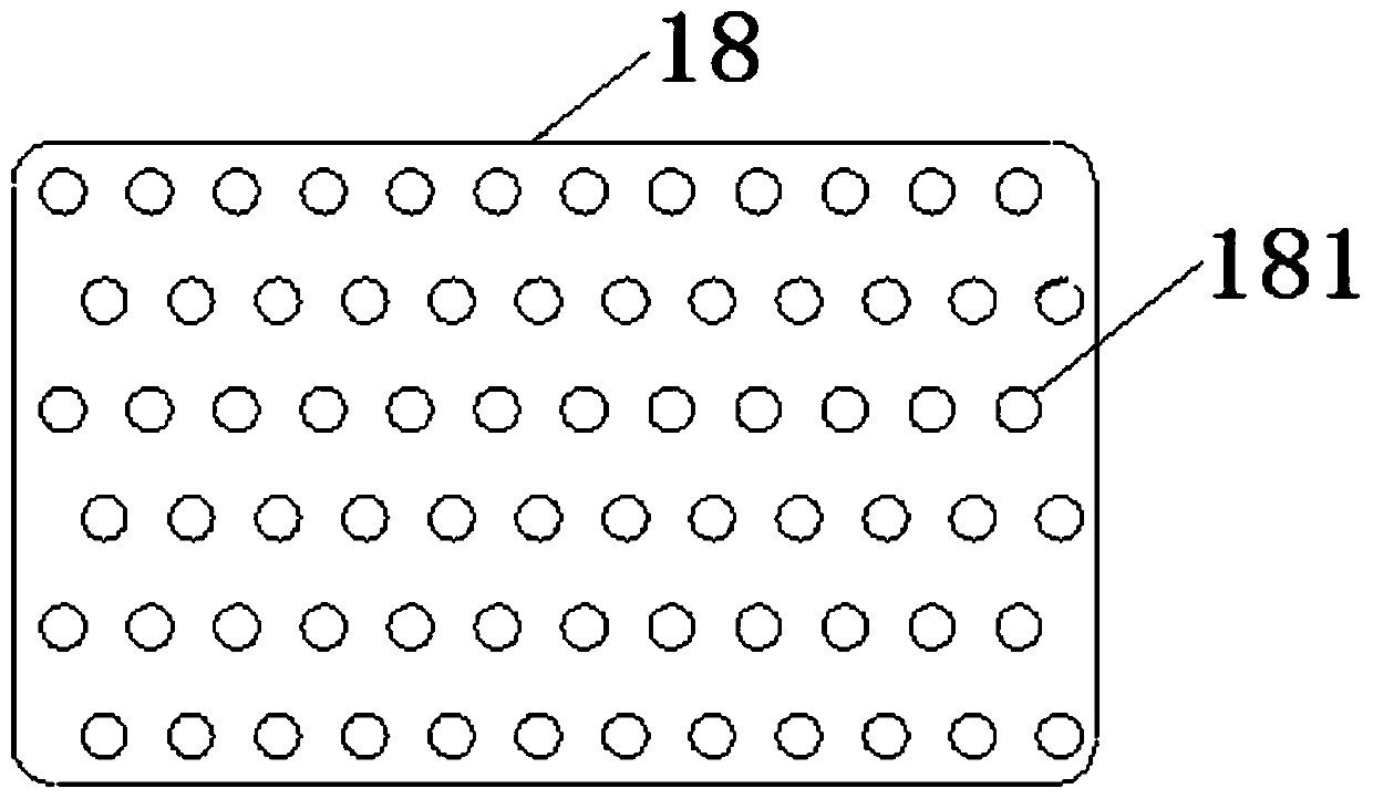 Immersed battery heat dissipation box