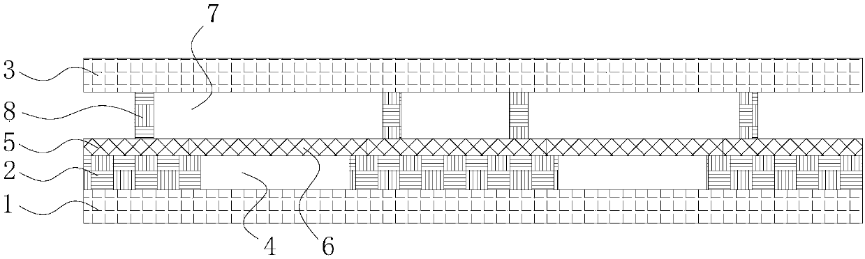 Unidirectional breathable cloth