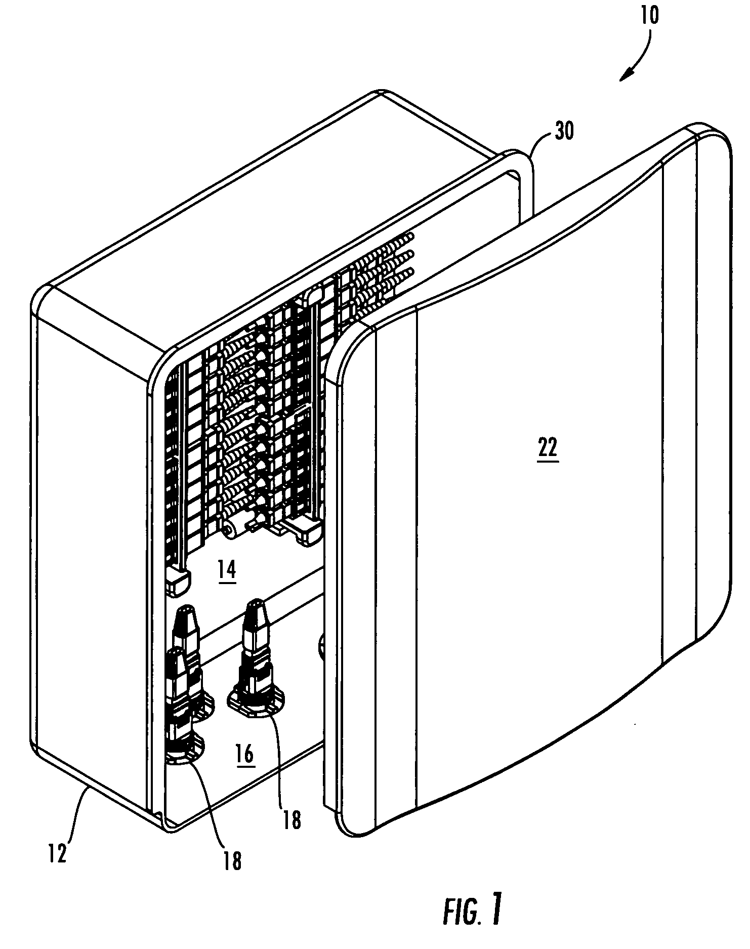 Fiber optic drop terminal mounting plate