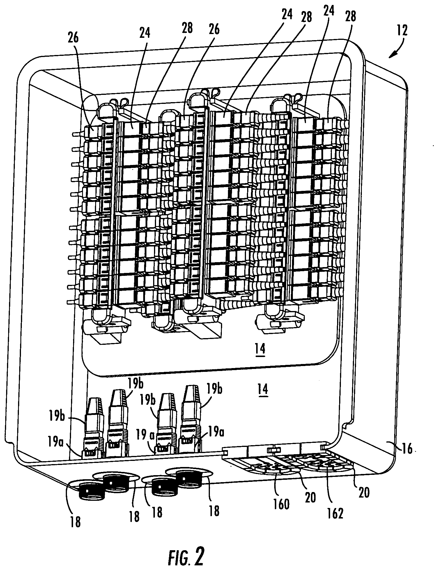 Fiber optic drop terminal mounting plate