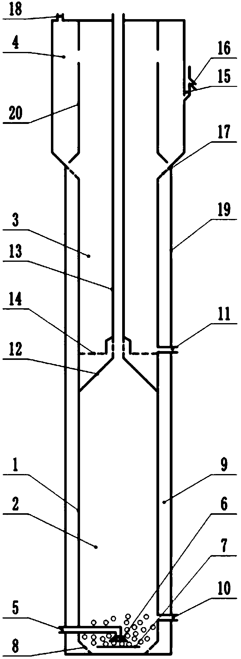 Self-circulation autotrophic nitrogen removal bioreactor