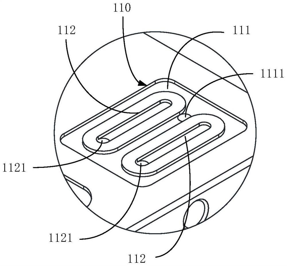 Static pressure sliding block and static pressure guide rail