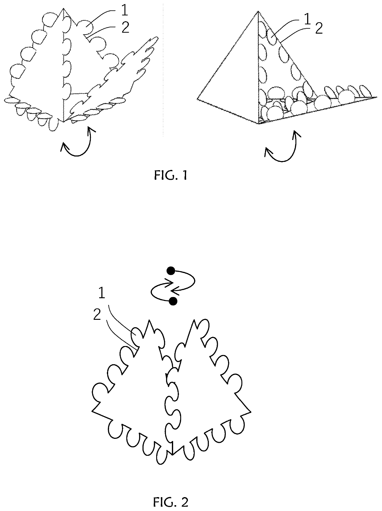 Geometric construction panel