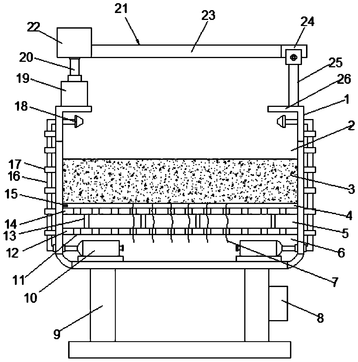 Sunshade flower box for garden landscape