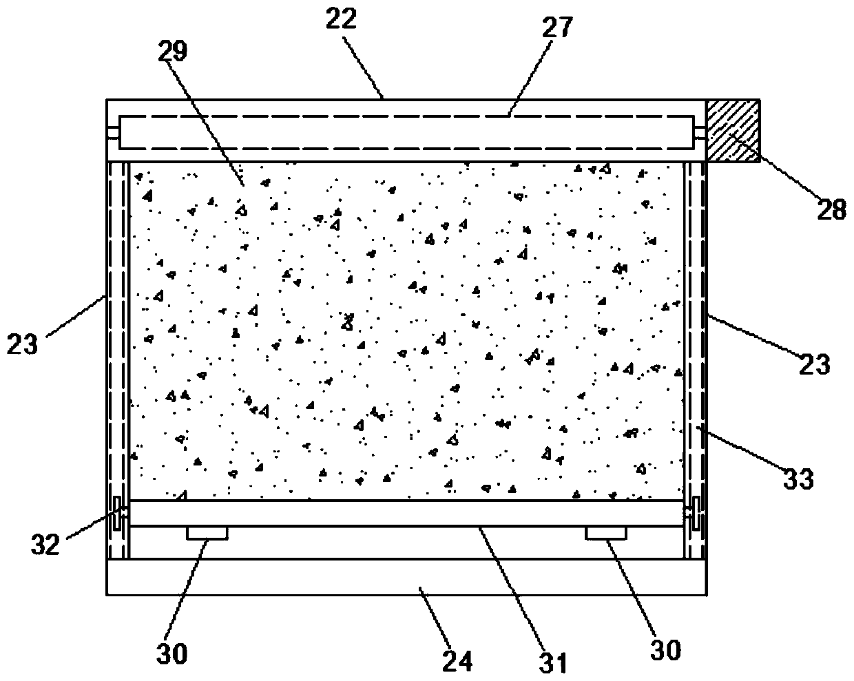 Sunshade flower box for garden landscape