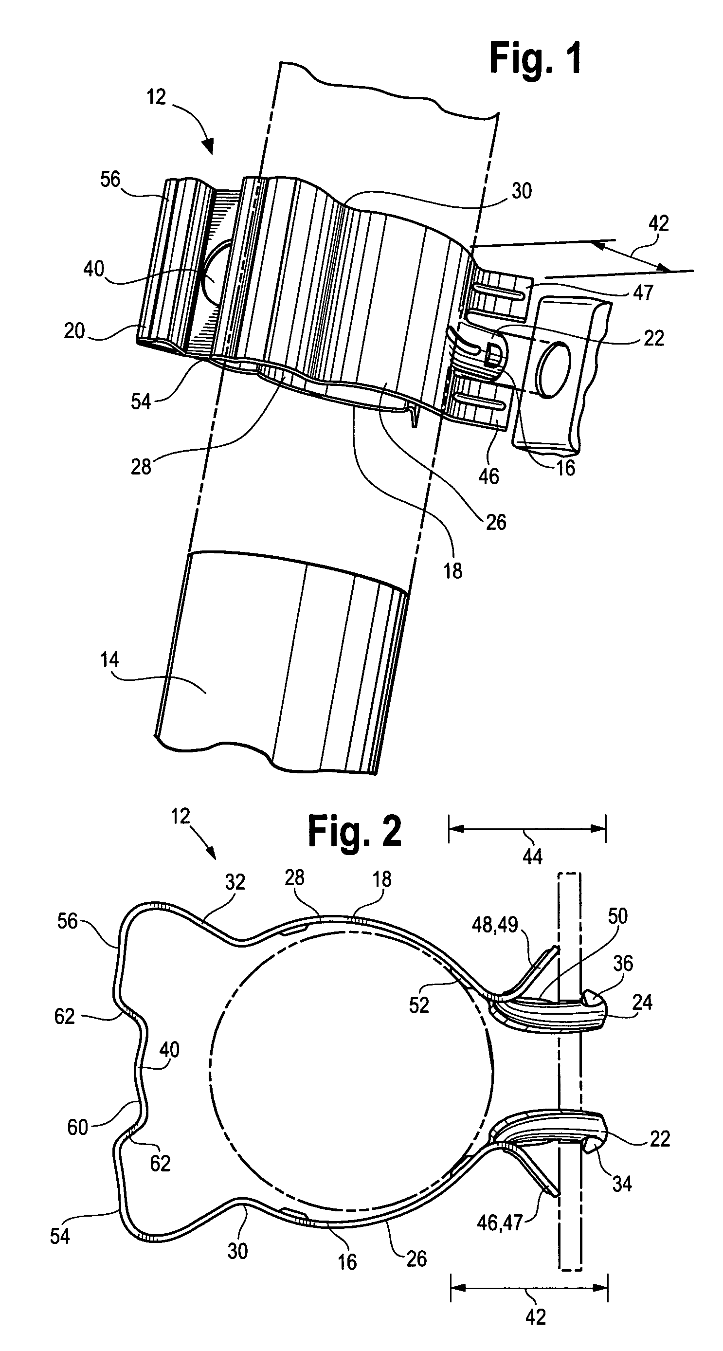 One-piece resilient stackable hanger