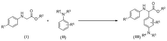 A kind of synthetic method of α-aryl substituted glycine ester derivatives