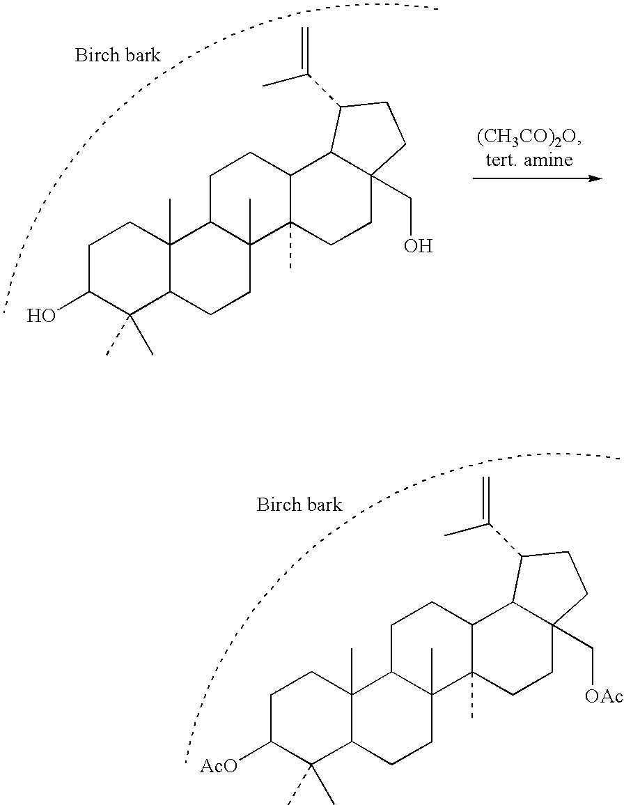 Method of preparation and isolation of betulin diacetate from birch bark from paper mills and its optional processing to betulin