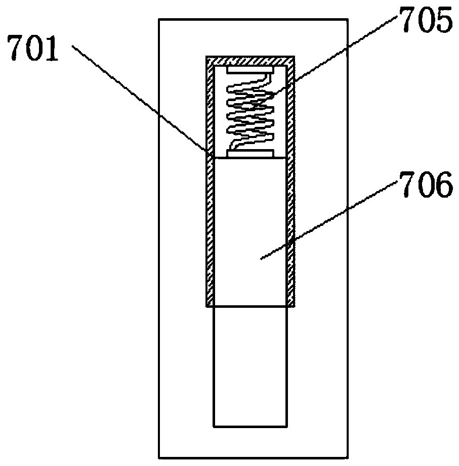 An automatic flattening and punching device for accounting bills